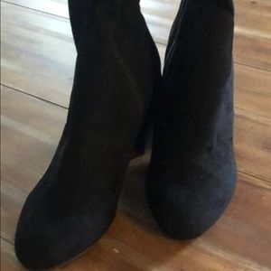 Black knee high boots